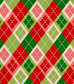 Red and Green Argyle